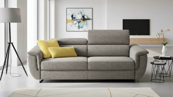 Divano Letto con Rete a Doghe e Materasso Alto 17 cm Artigianale Tino Mariani Lissone