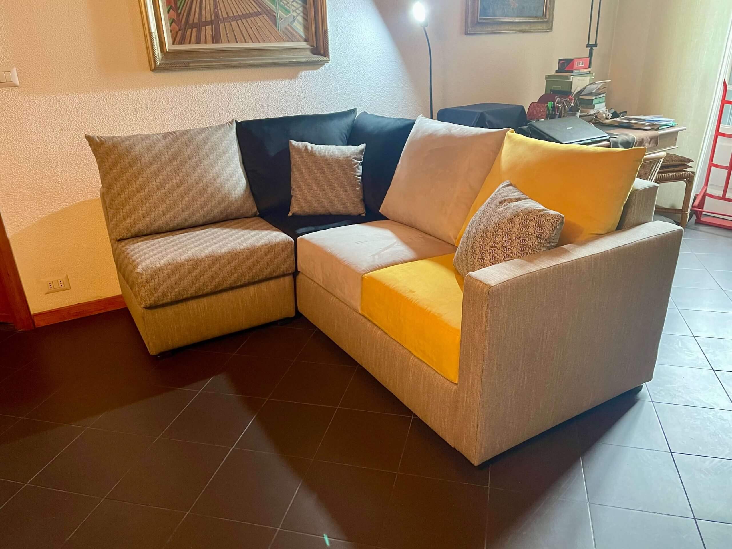 divano letto angolare rotterdam personalizzato tino mariani