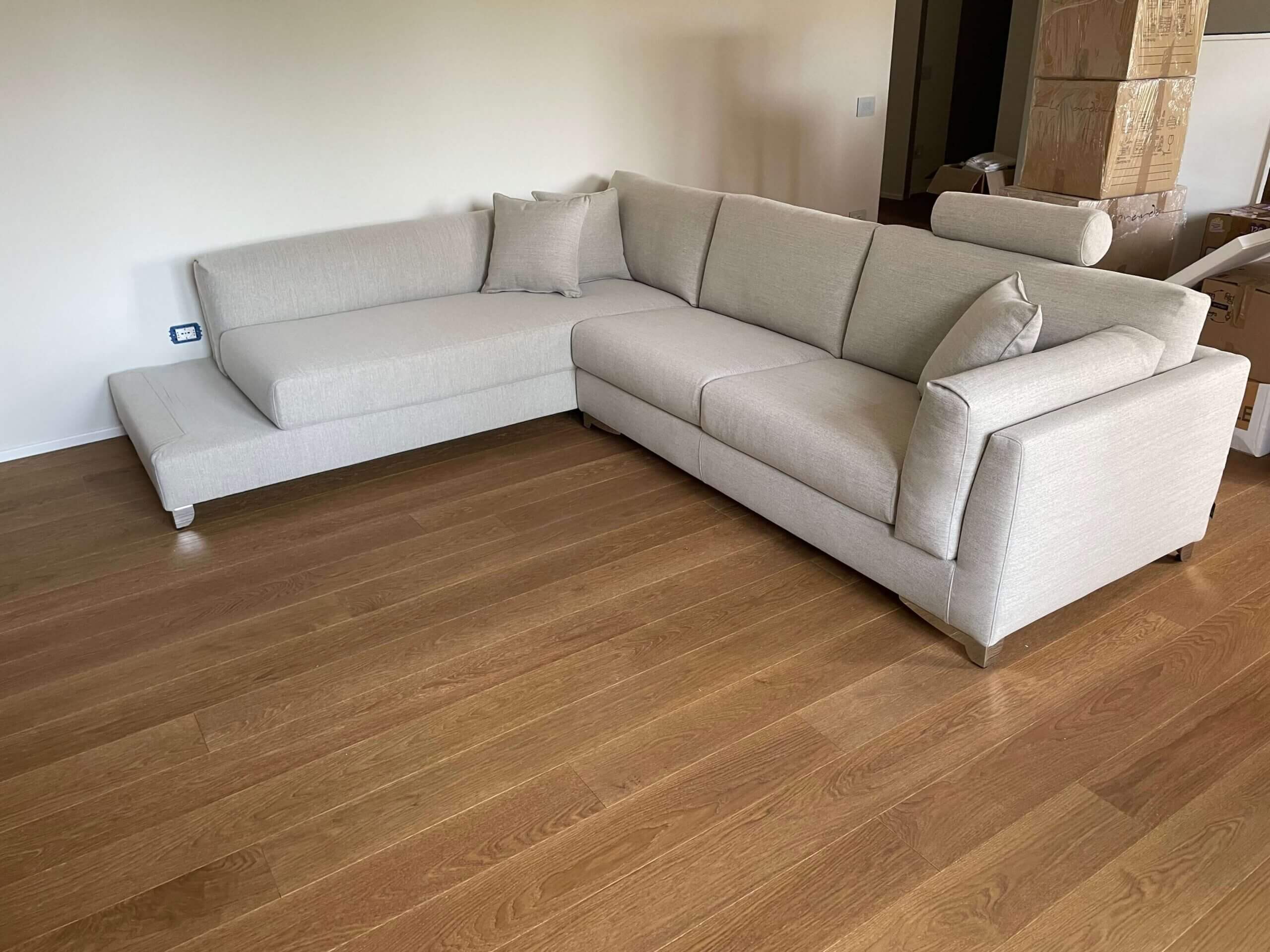 divano angolare su misura portofino tino mariani