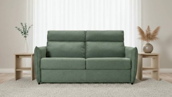 Nuovo divano letto Carlotta con poltrona relax Camilla abbinata – comfort e design artigianale Tino Mariani