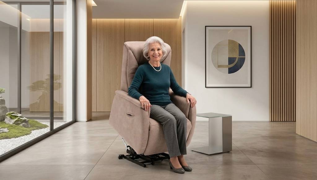 poltrone relax alzapersona Milano con motori elettrici e comfort Made in Italy