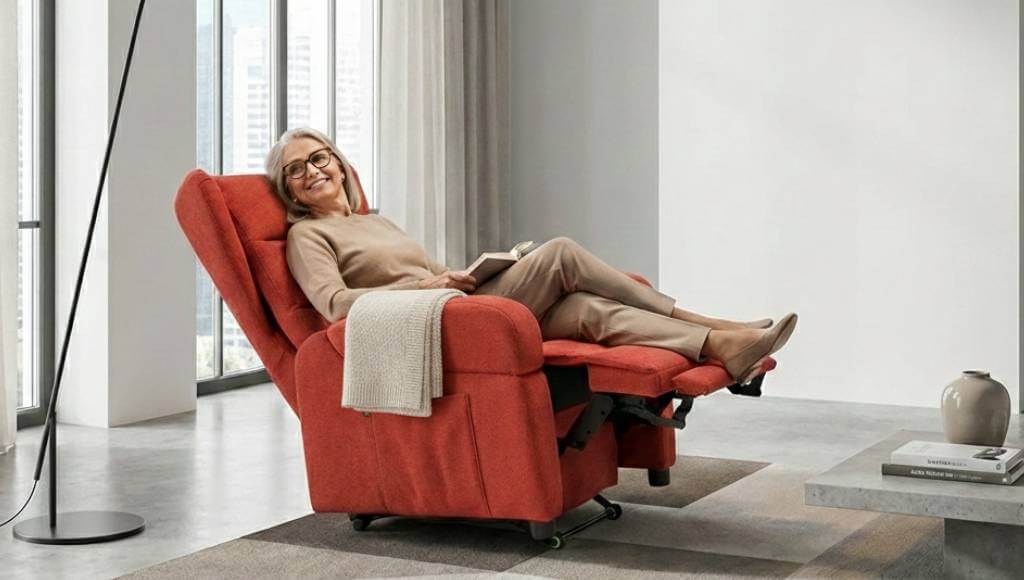 Poltrona relax elettrica per migliorare postura e comfort