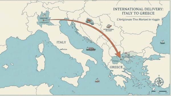 Alt tag ottimizzato: Divano letto Modular Pro matrimoniale Tino Mariani in consegna da Lissone a Platamon Grecia