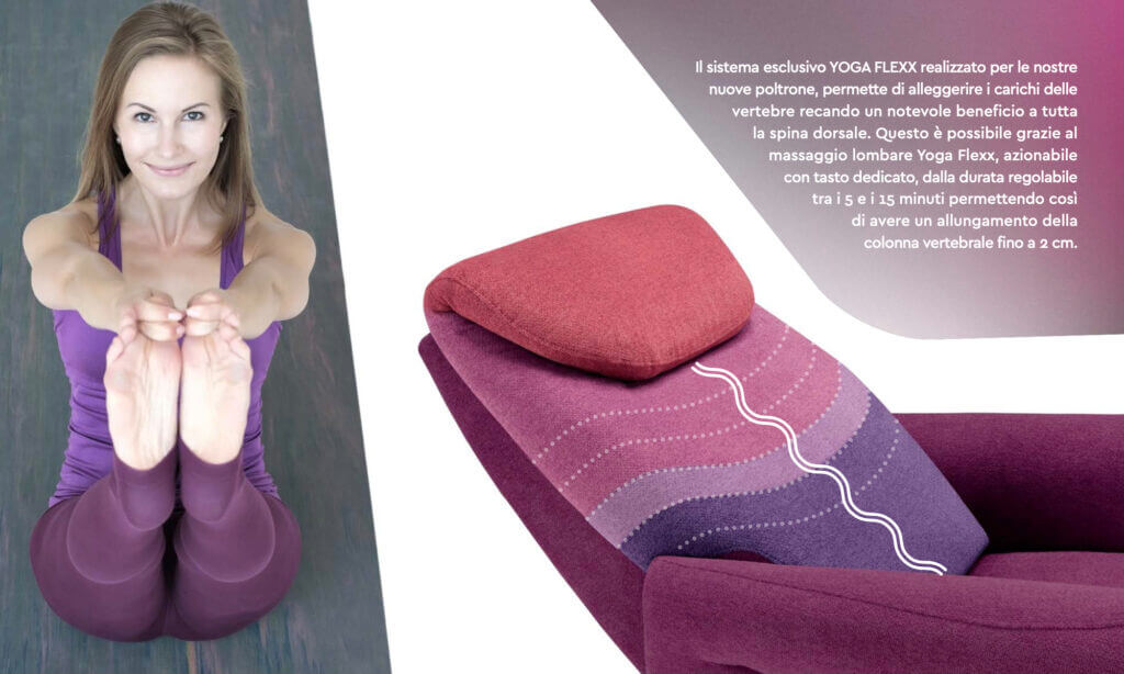 Dettagli Tecnici Poltrona Relax Yoga Flexx Emilia Tino Mariani