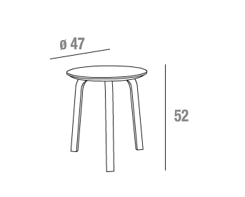 Dimensioni Tavolino Gioia 1