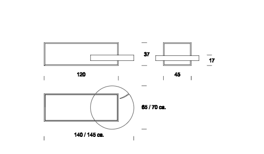 Dimensioni Tavolino Kurtz