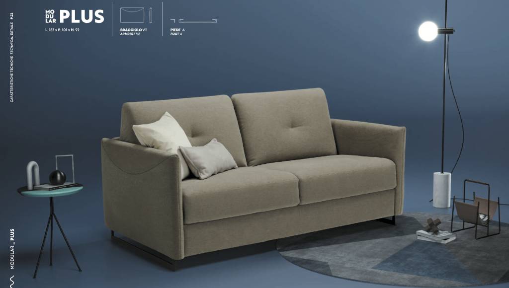 Divani Letto Per Uso Quotidiano Con Materasso Alto E Personalizzati Tino Mariani