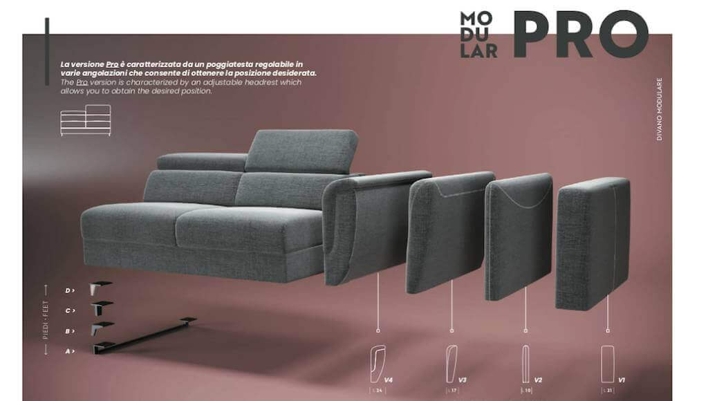 Divani Letto Personalizzati con reti a doghe in legno e tessuti anti macchia tino mariani