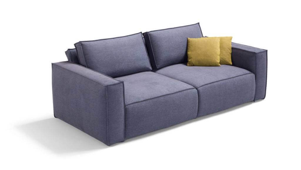 Divani Letto Tino Mariani. Reti a doghe e materasso alti, divani letto comodissimi