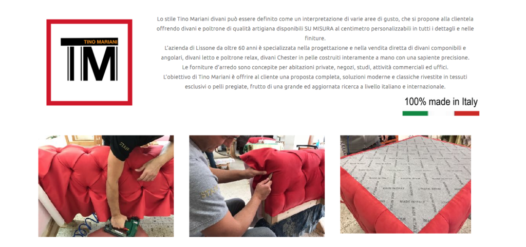 Divani Made In Italy Tino Mariani