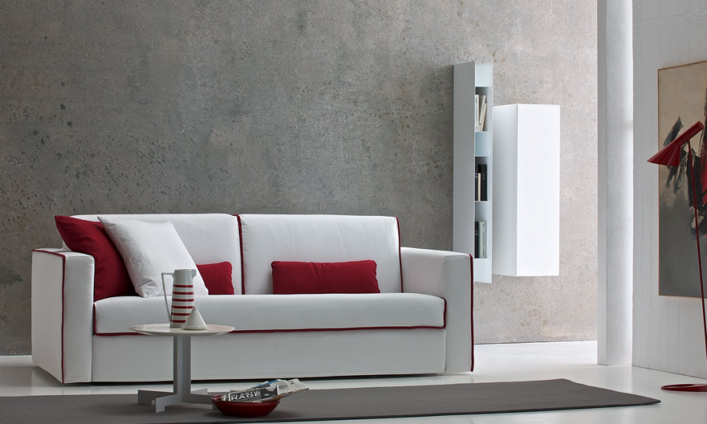 Divani Sfoderabili In Tessuto Bianco Tino Mariani