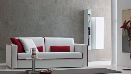 Divani Sfoderabili In Tessuto Bianco Tino Mariani