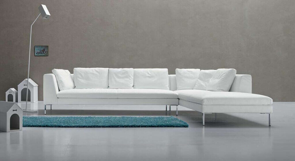 Divano Denny in pelle – Tino Mariani, su misura e con consegna a Meda e comuni vicini