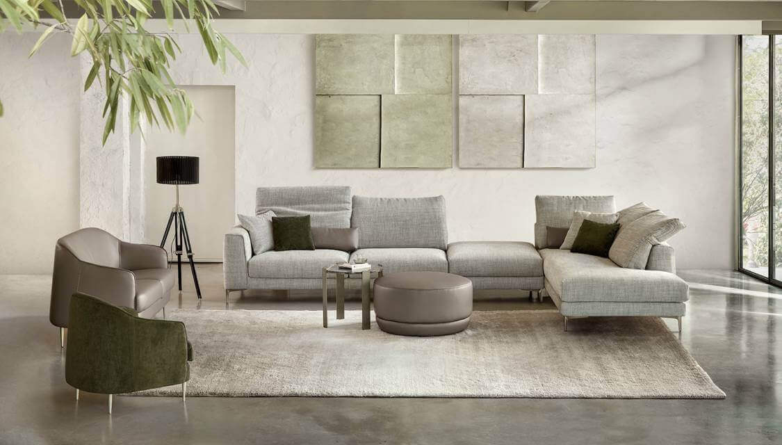 Divano Angolare Con Sedute Estraibili Porto Tino Mariani