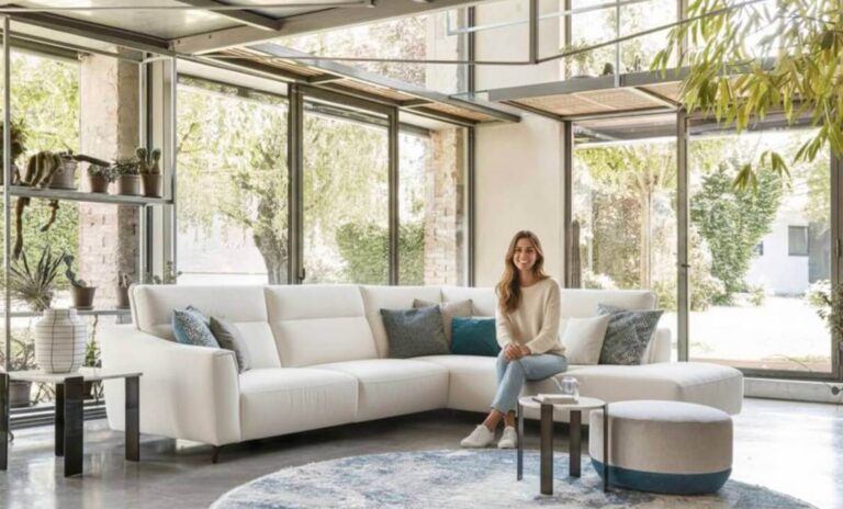 Divano angolare moderno Ibiza con sistema relax, in vendita da Tino Mariani