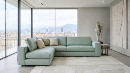 Divano angolare Feeling personalizzato su misura Tino Mariani Made in Italy