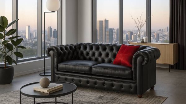 Scopri il divano chester due posti di Tino Mariani. Divani chester personalizzabili in pelle