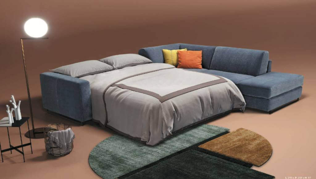 Divano Letto Angolare Modular Standard Tino Mariani