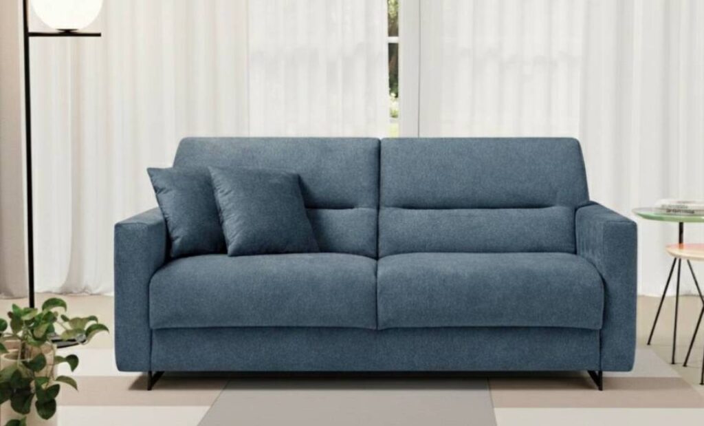 Divano Letto Air Tino Mariani โ miglior divano letto ad uso quotidiano con materasso 17 cm, vano porta guanciali, tessuto antimacchia e consegna rapida