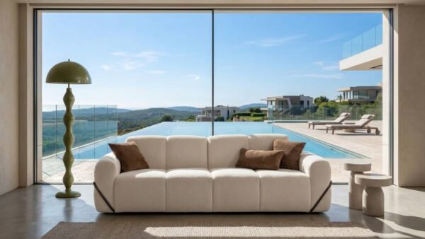 Divano Letto Moderno Di Design Sky In Tessuto Tino Mariani