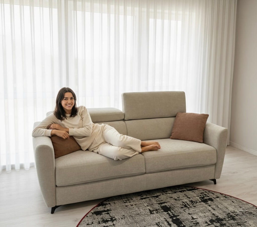 Divano Letto Matrimoniale Modular Pro in Tessuto in Pronta Consegna da Tino Mariani