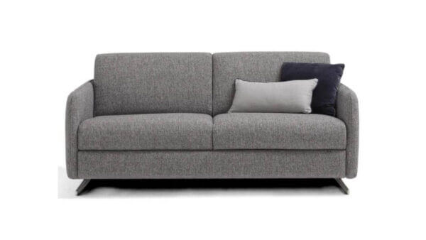 Divano Letto Matrimoniale Praga In Offerta In Tessuto Colore Grigio Sfoderabile Ed Anti Macchia Tino Mariani