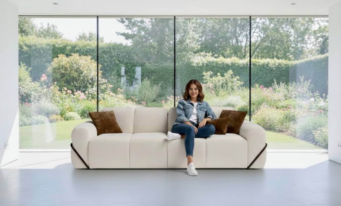 Divano Letto Moderno Di Design Sky In Tessuto Tino Mariani