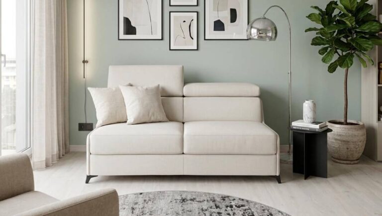 Divano letto salvaspazio Modular Pro con bracciolo Small da 2 cm Tino Mariani