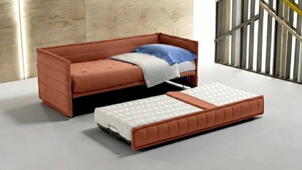 Divano Letto Singolo con Secondo Letto Estraibile Amsterdam in Pronta Consegna in Offerta – Tino Mariani