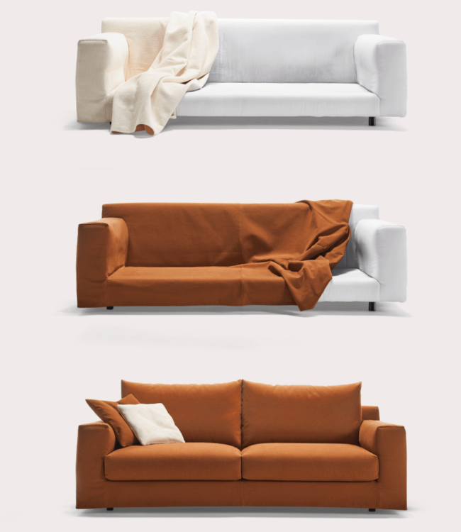 Lavaggio e cura divani in tessuto sfoderabili Tino Mariani pulizia facile e manutenzione