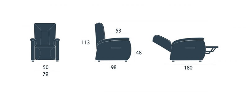 Misure Poltrona Atene