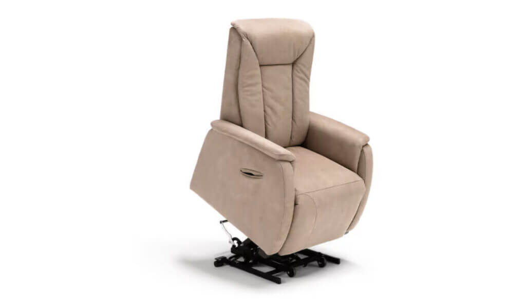 Offerta Poltrona Relax Alza Persona Con Batteria e tessuto anti macchia Atene Tino Mariani