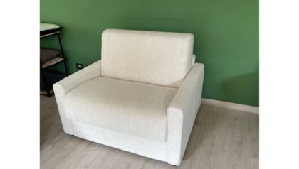 Poltrona Letto Compatta Oslo in Tessuto Sfoderabile con Materasso H18 – Tino Mariani