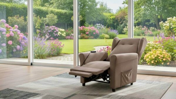 Poltrona reclinabile Carol 2 motori alzapersona in offerta pronta consegna da Tino Mariani