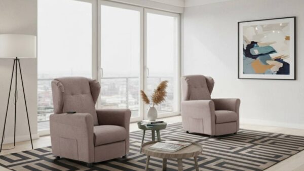 Poltrone relax Carol con 2 motori alzapersona presidio medico in pronta consegna Tino Mariani Lissone