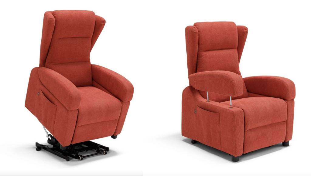 Poltrone Relax Elettriche Con Alza Persona E Braccioli Staccabili Tino Mariani
