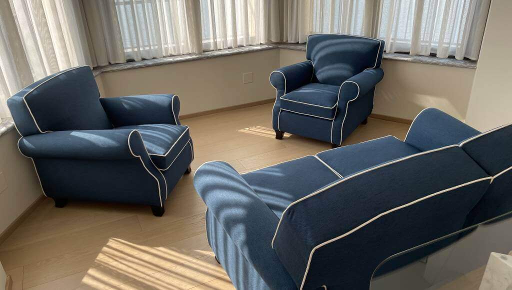 Poltrone Su Misura In Tessuto Sfoderabile Tino Mariani