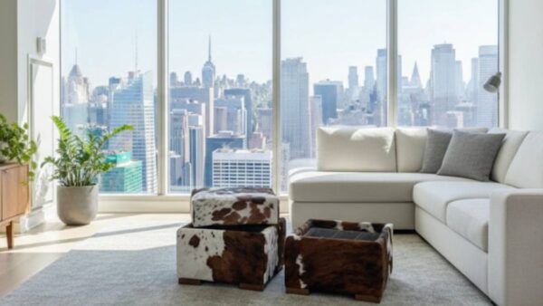 Pouf Contenitore Su Misura in Pelle Cavallino – Tino Mariani