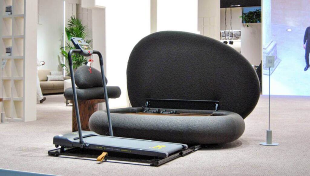 Pouf Trasformabile Stone Contapis Roulant Estrabile