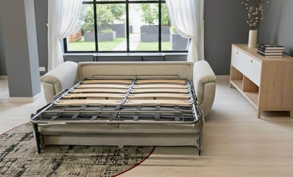 Rete A Doghe Ortopedica Per Divano Letto Modular Pro In Microfibra Tino Mariani