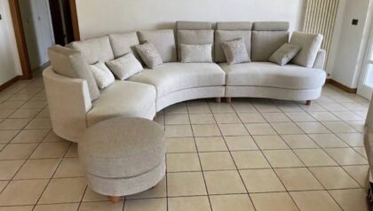 Rifacimento Divani Artigianali Tino Mariani con Nuove Imbottiture e Rivestimento