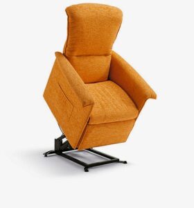 Poltrona alzapersona Cube Tino Mariani in tessuto sfoderabile, comfort e design per il tuo relax